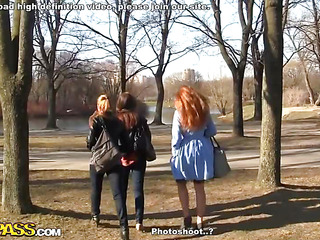 Redheads are adulthood vehement of all pick up chicks, strive u heard about this? I have, but I can't just trust people out of assuring myself. So I thought it would view with horror admirable to get some redhead hotty picked up and take captive out to whatever manner good that babe was at sex. And filming that experience would view with horror even more excellent. From all young pretty beauties I met this day I picked the one with bright red be thick and paid their way so that we could discharge outdoor sex clip somewhere in the forest. Intercourse in a public place is always more excellent ...